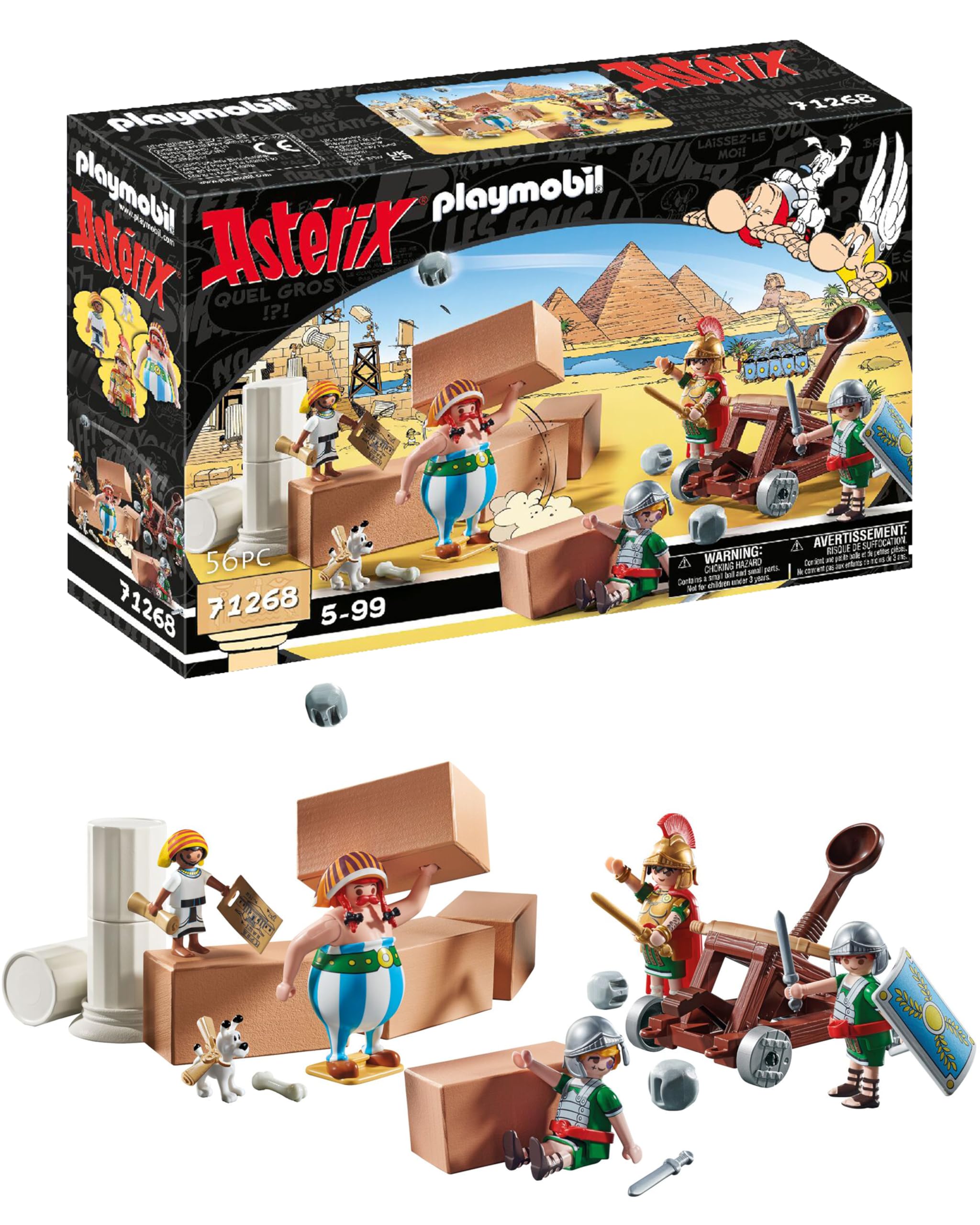 Amazon.com: Playmobil 71268 Asterix: Numerobis and The Battle of